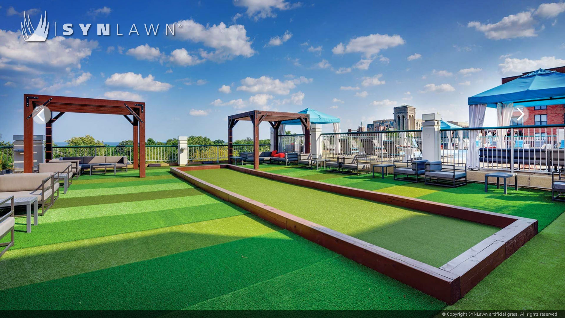 Commercial Bocce Ball court in Alabama