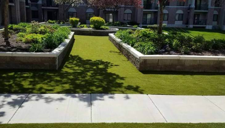 Artificial Grass apartment common area