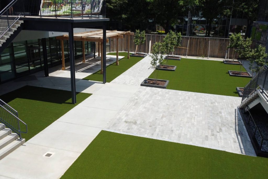 landscape artificial grass lawn