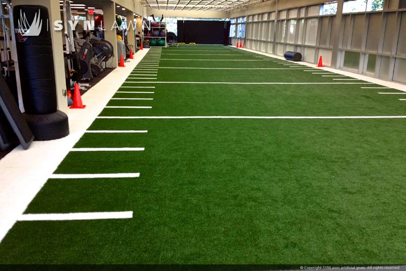 IMG_2580 Indoor athletic turf installed by SYNLawn