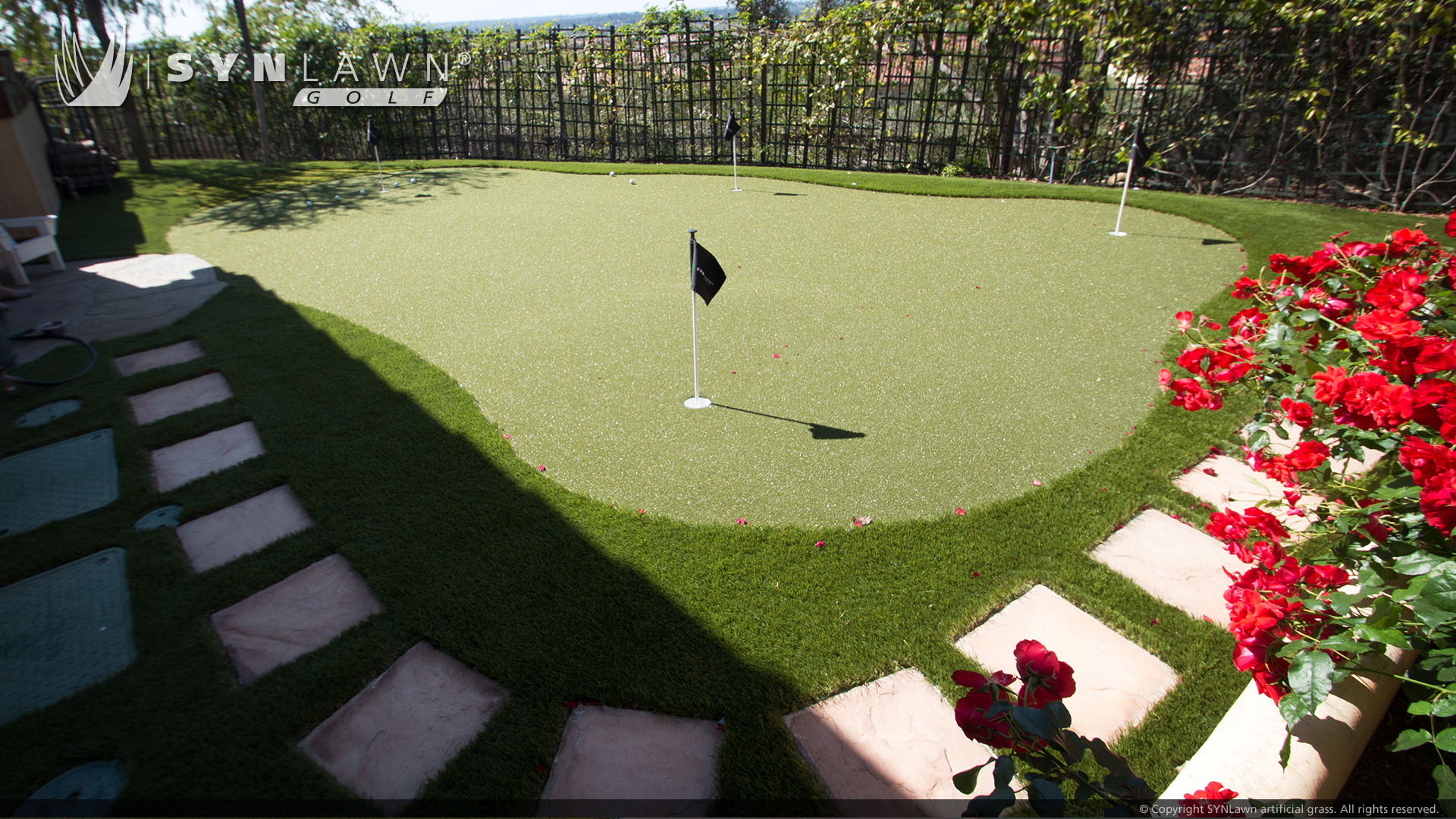 Artificial grass putting greens for hotels in Birmingham, AL 